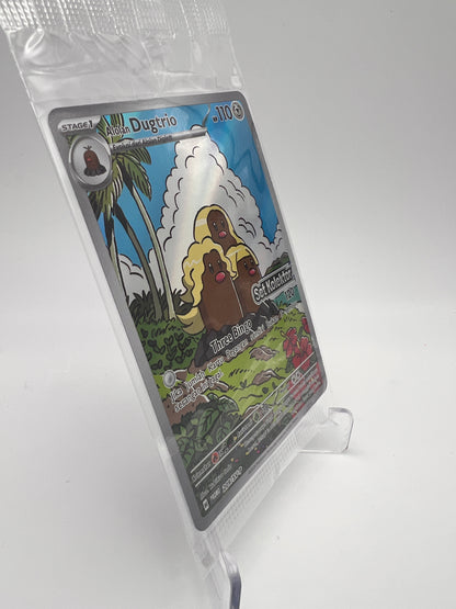 Alolan Dugtrio 209/SV-P – Promo Indonésie – Scellé – Set Kolektor