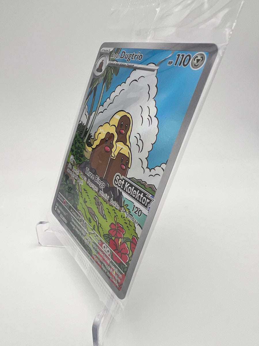 Alolan Dugtrio 209/SV-P – Promo Indonésie – Scellé – Set Kolektor
