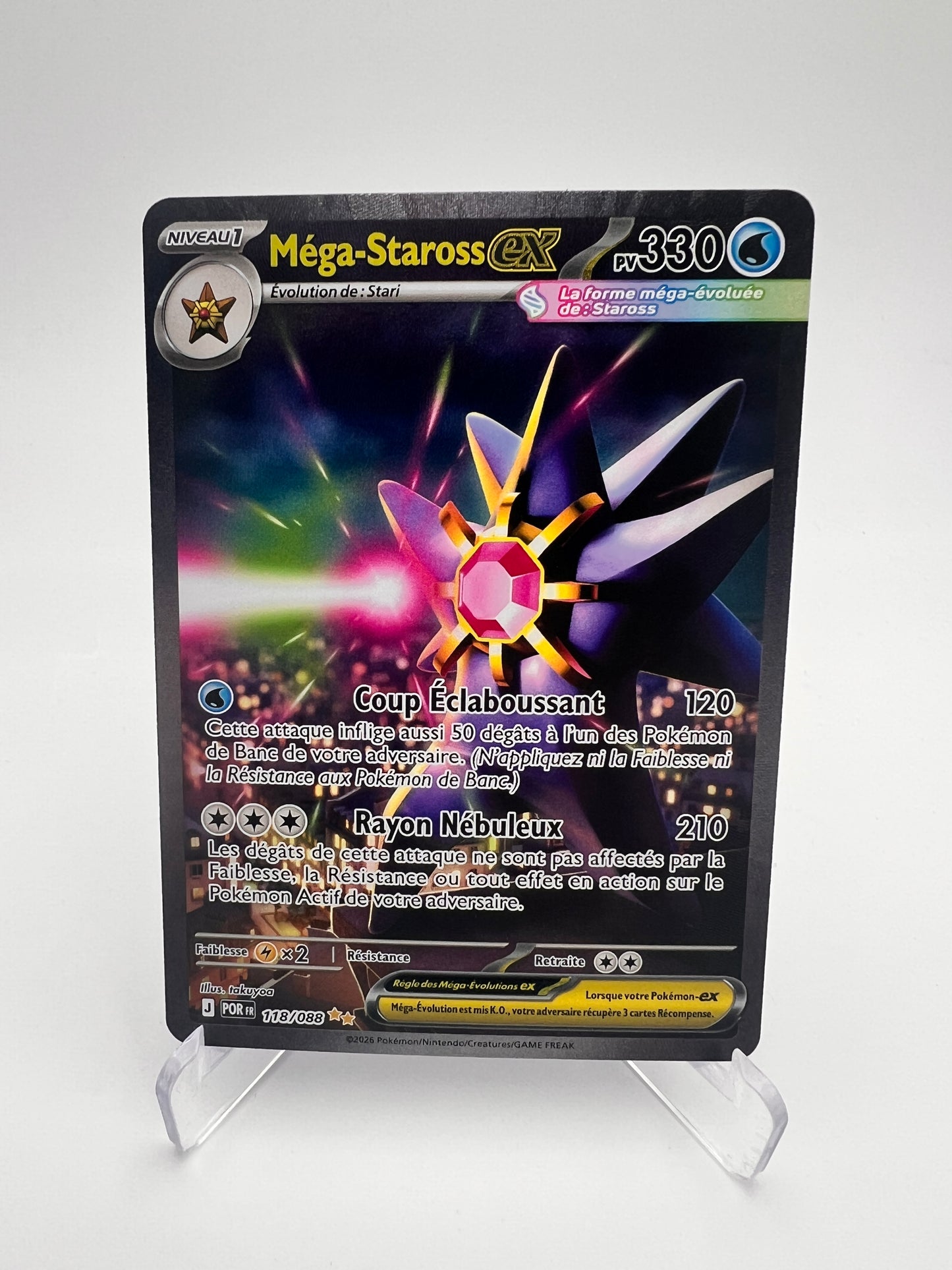 Méga-Staross ex 118/088 - Équilibre Parfait - FR - Near Mint - Ultra Rare