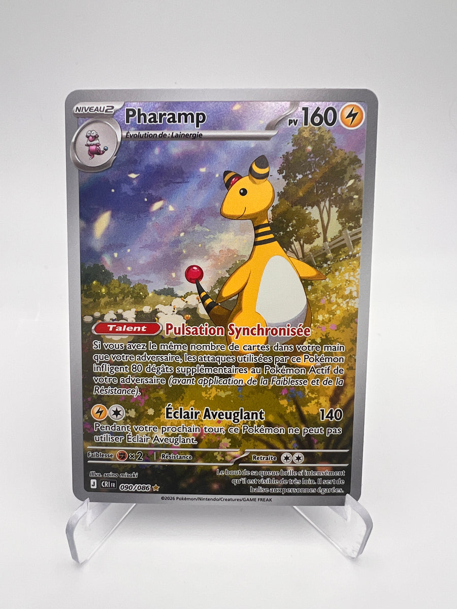 Pharamp 090/086 AR - Chaos Ascendant - FR - Illustration Rare Pokémon