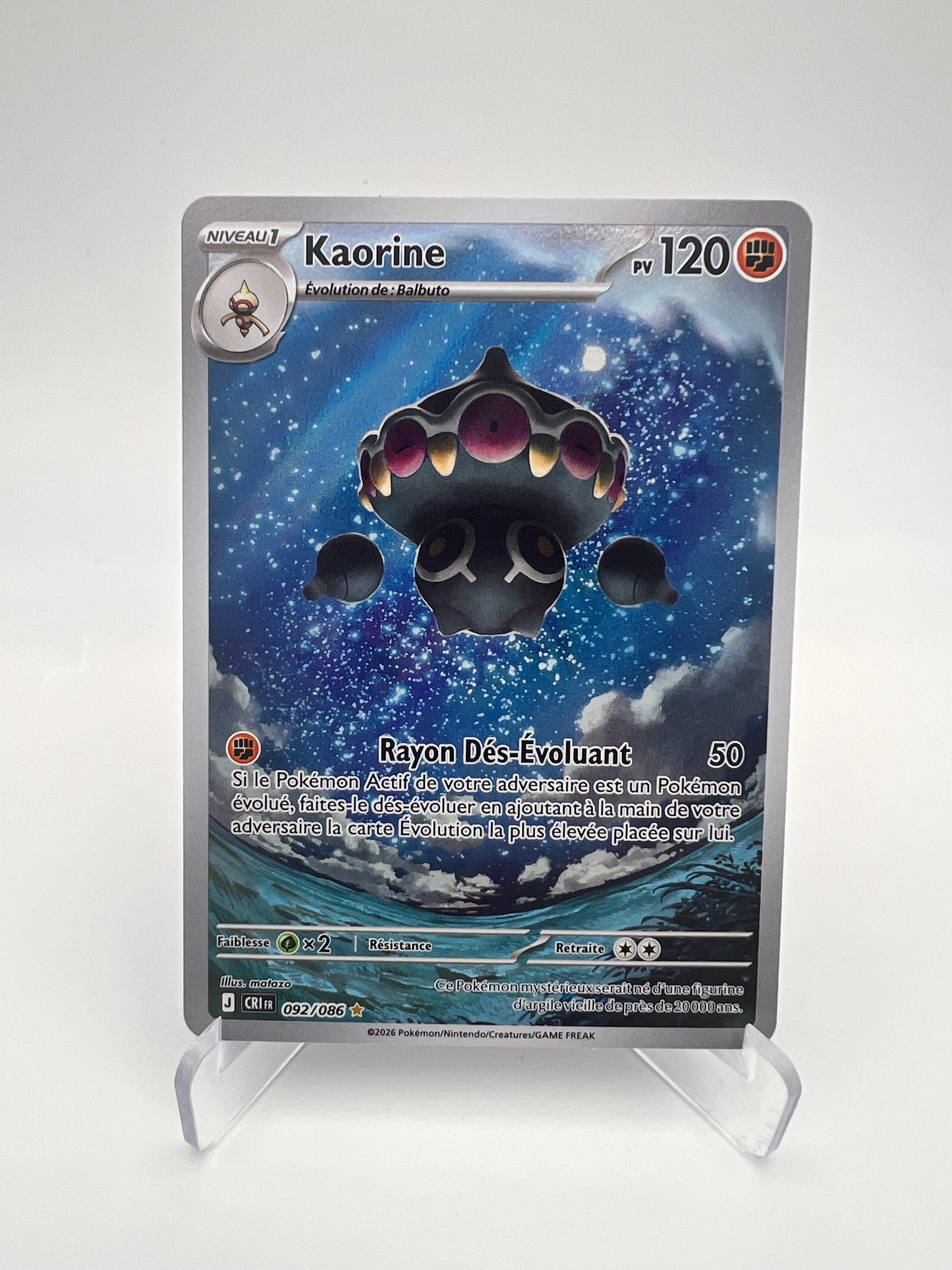 Kaorine 092/086 AR - Chaos Ascendant - FR - Illustration Rare Pokémon