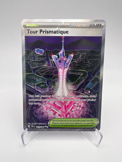Tour Prismatique 111/086 - Chaos Ascendant - FR - Carte Dresseur Hyper Rare
