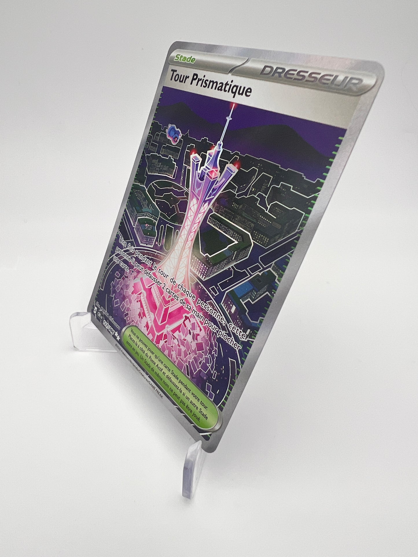 Tour Prismatique 111/086 - Chaos Ascendant - FR - Carte Dresseur Hyper Rare