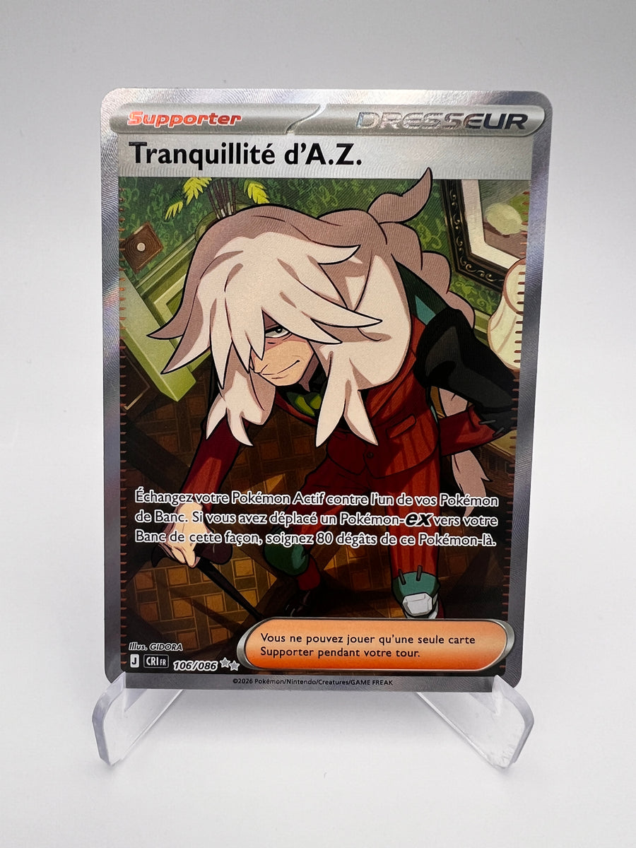 Tranquillité d’A.Z. 106/086 - Chaos Ascendant - FR - Supporter Special Illustration Rare