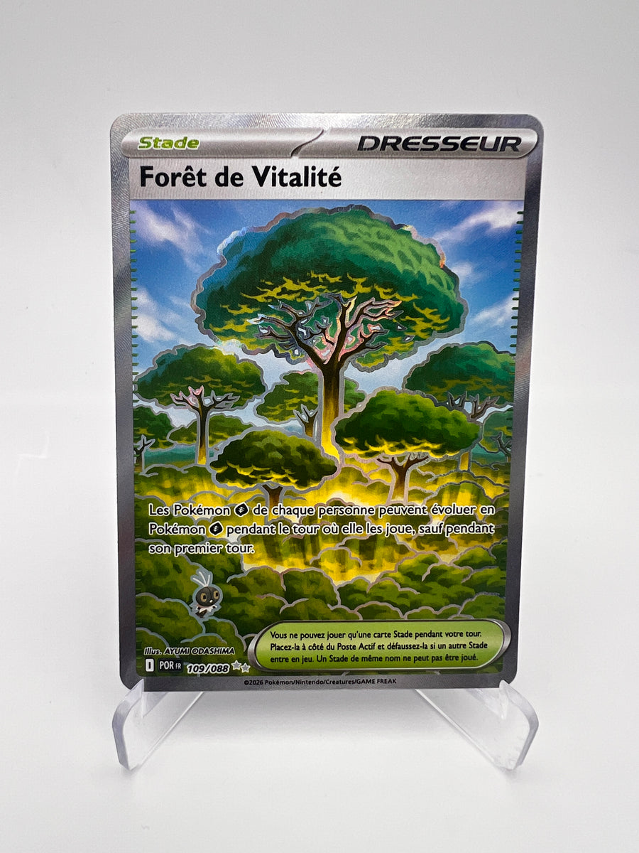 Forêt de Vitalité 109/088 - Tempête Argentée - Illustration Rare - FR - Near Mint