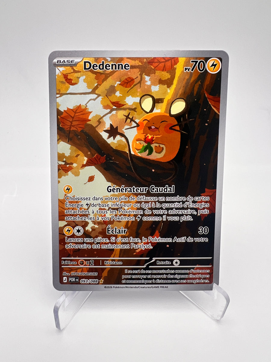 Dedenne 093/088 - Tempête Argentée - Illustration Rare - FR - Near Mint