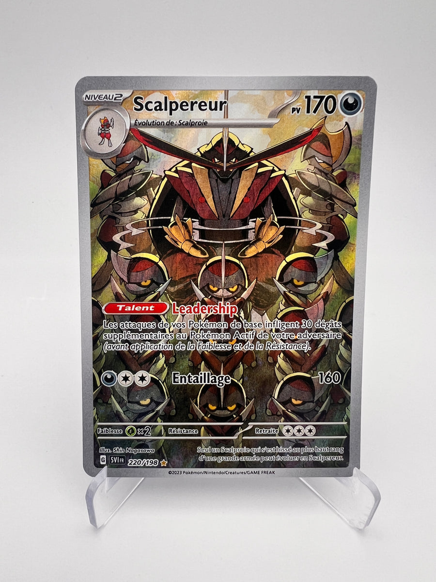 Scalpereur 220/198 - Évolutions à Paldea - Illustration Rare - FR - Near Mint