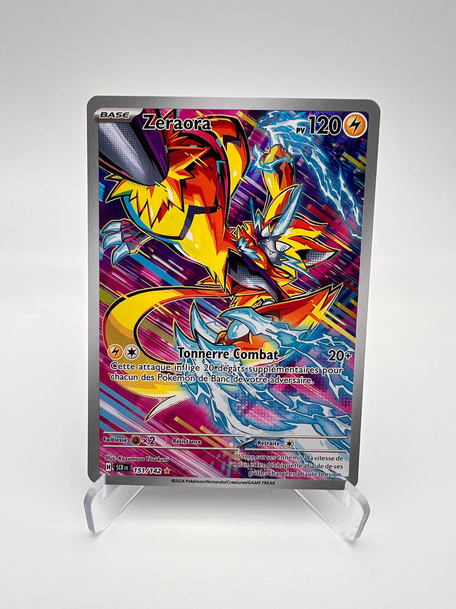 Zeraora 151/142 – Couronne Stellaire – FR – Illustration Rare – Near Mint