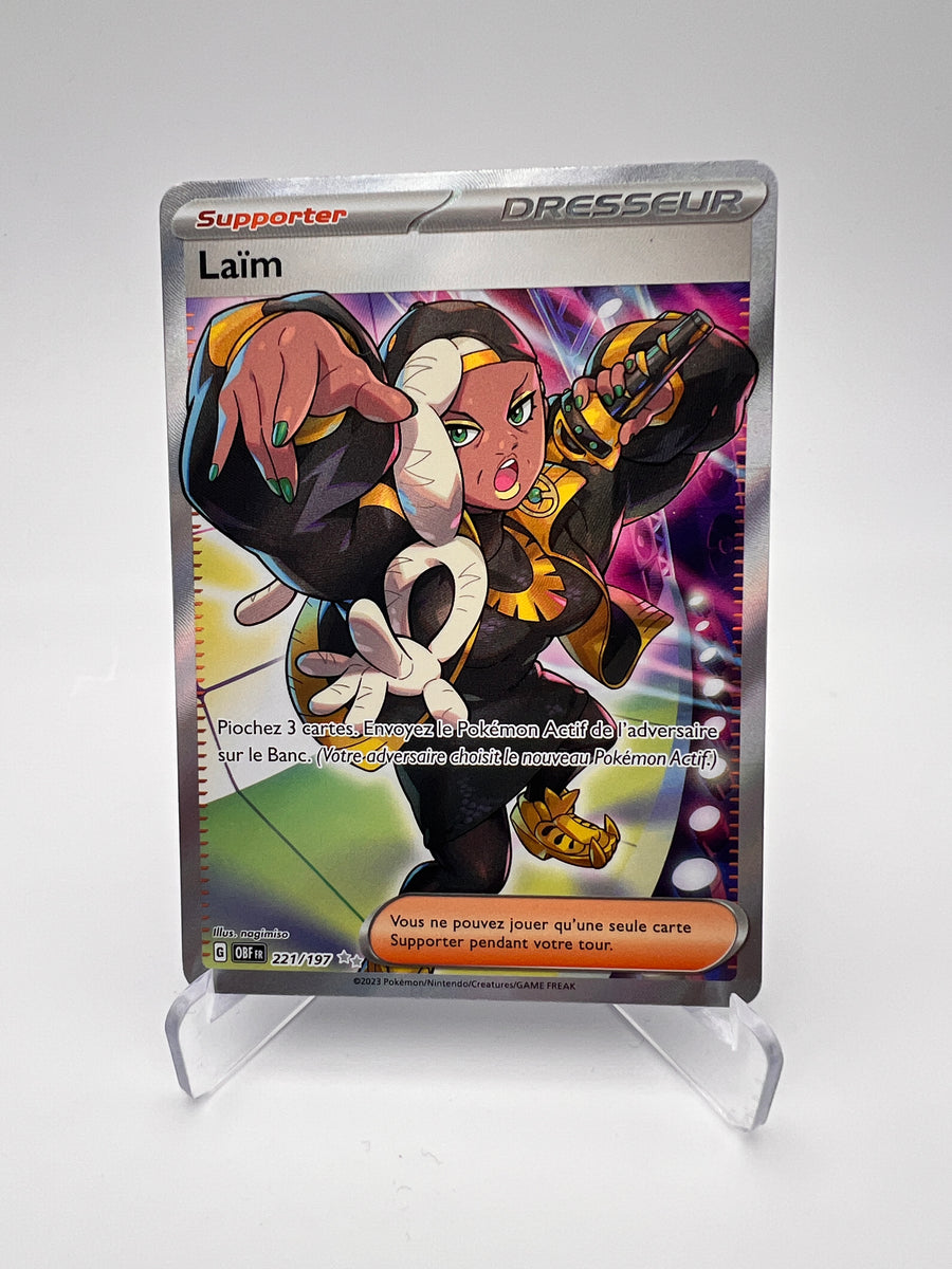 Laïm 221/197 – Flammes Obsidiennes – FR – SAR – Near Mint