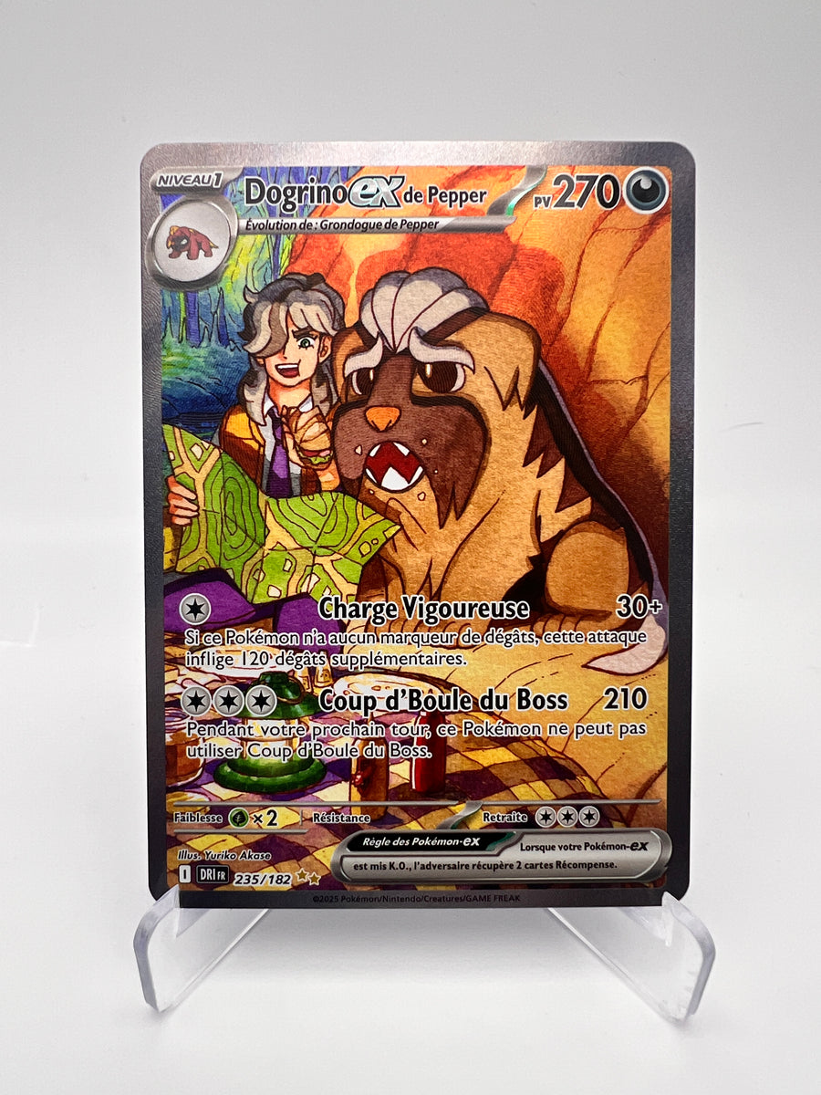 Dogrino ex de Pepper 235/182 – Rivalités Destinées – FR – Special Illustration Rare – Near Mint