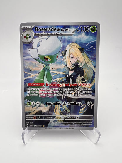 Roserade de Cynthia 184/182 – Rivalités Destinées – FR – Illustration Rare – Near Mint