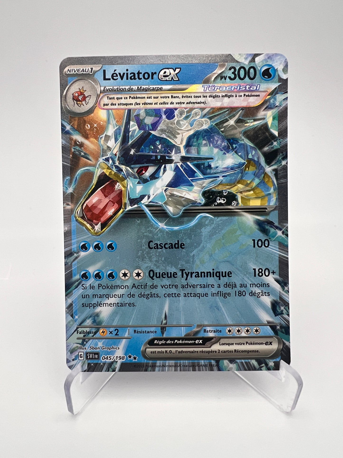 Léviator ex 045/198 - Écarlate et Violet – Ecarlate Et Violet – Carte Pokémon Double Rare