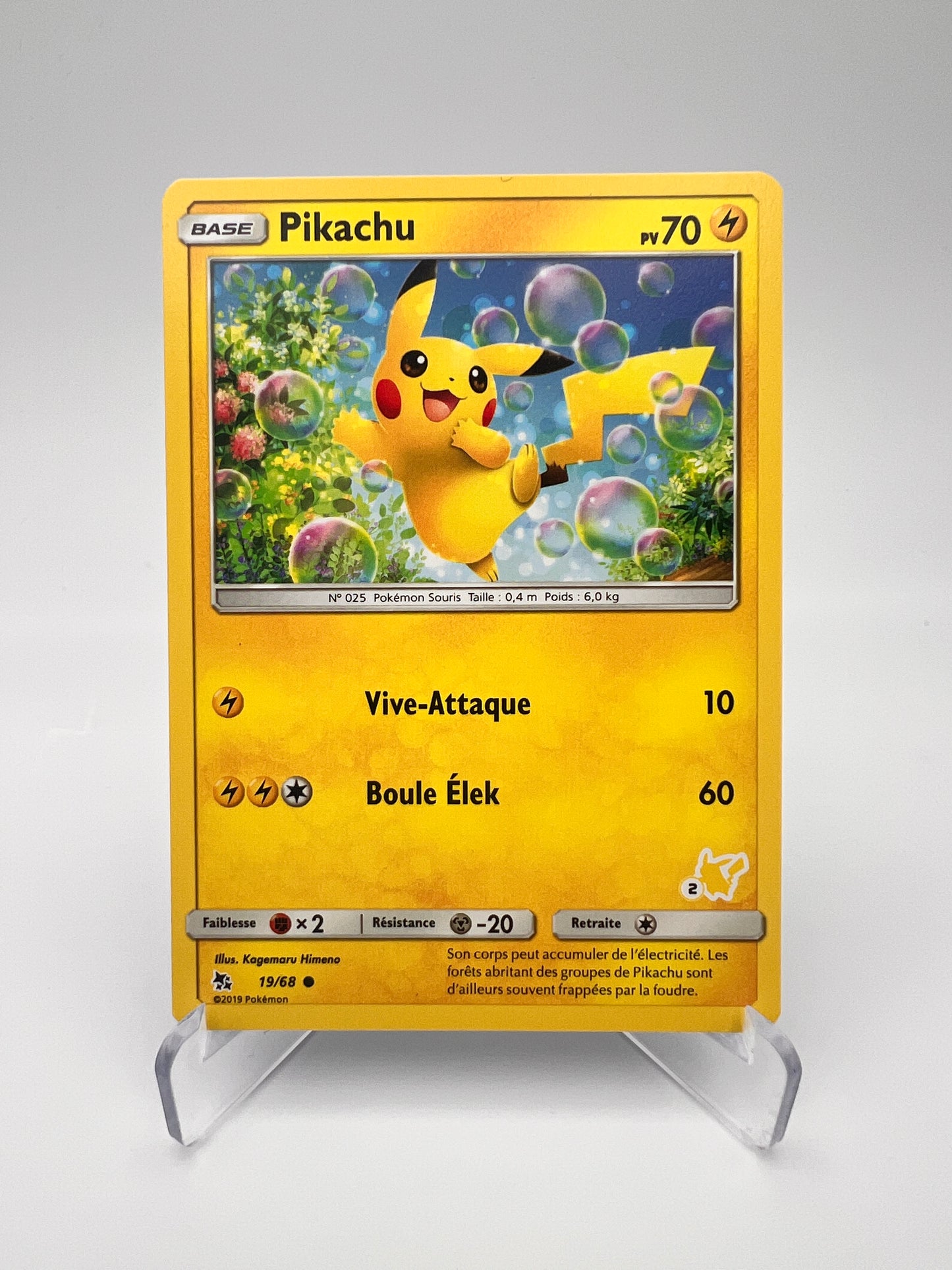 Pikachu 19/68 – Destinées Occultes – FR – Excellent