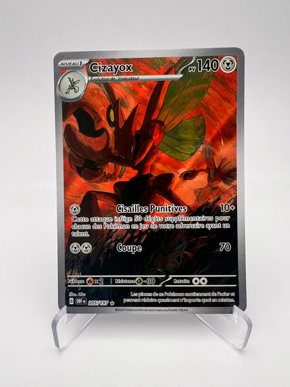Cizayox 205/197 – Flammes Obsidiennes – IR – FR – Near Mint