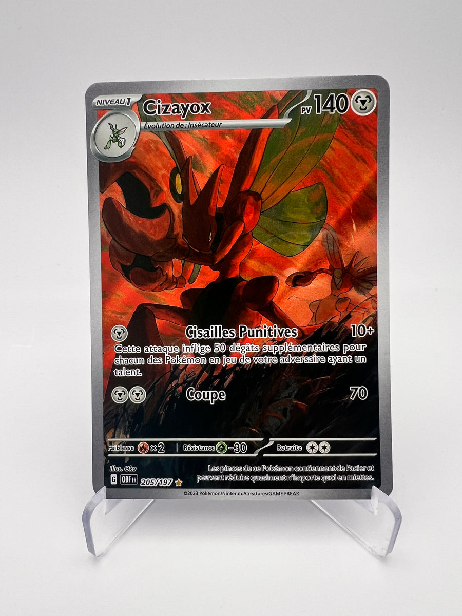 Cizayox 205/197 – Flammes Obsidiennes – IR – FR – Near Mint