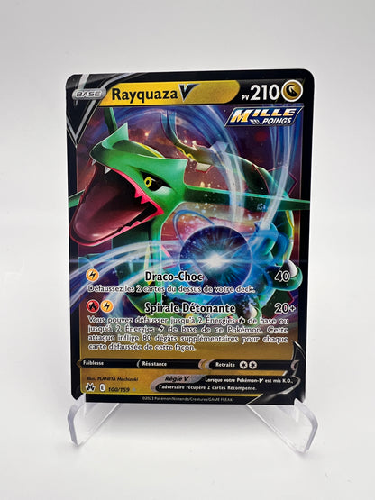 Rayquaza V 100/159 – Mille Poings – FR – Très Bien