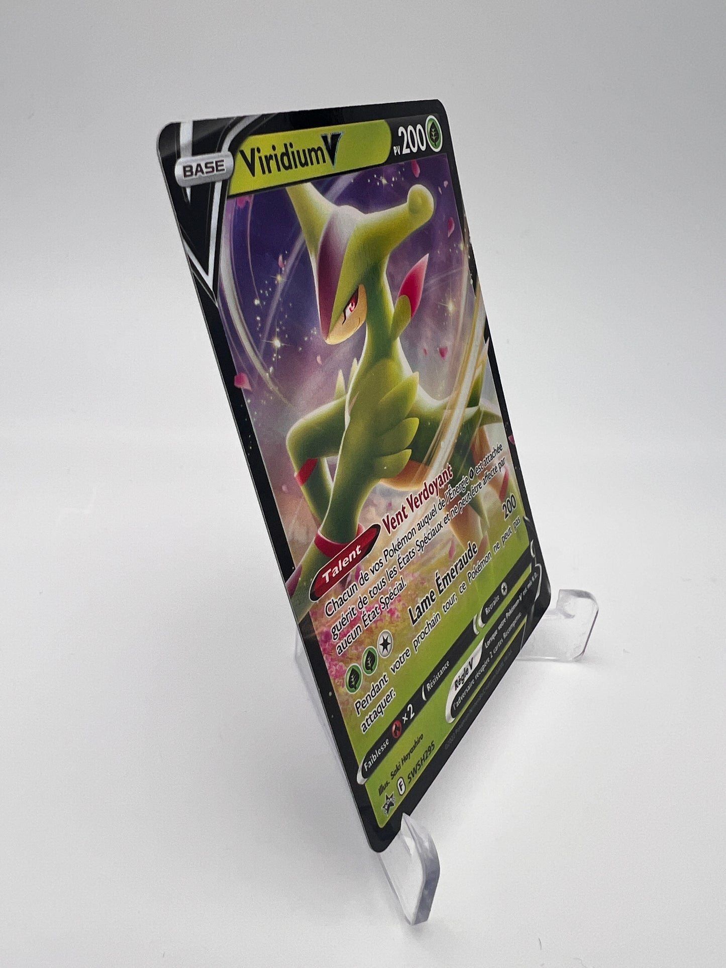 Viridium V SWSH295 – Promo Black Star – FR – Near Mint – Pokémon V