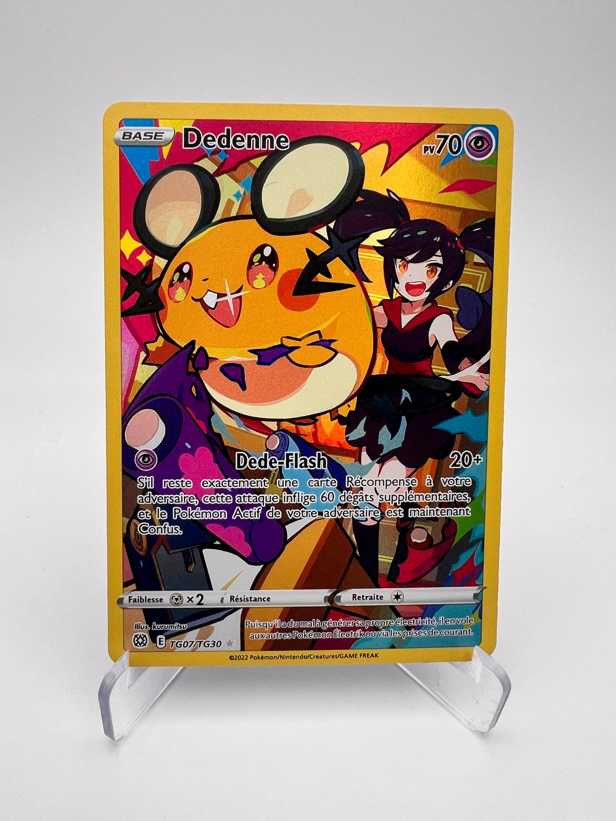 Dedenne TG07/TG30 – Stars Étincelantes – FR – Near Mint – Trainer Gallery