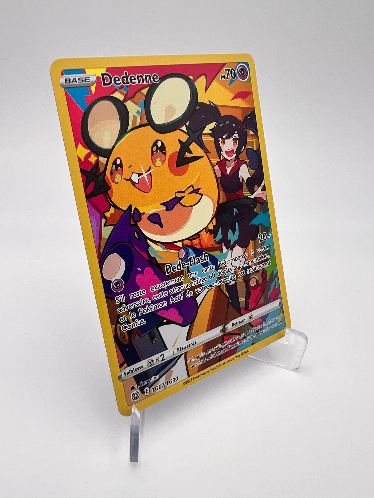 Dedenne TG07/TG30 – Stars Étincelantes – FR – Near Mint – Trainer Gallery