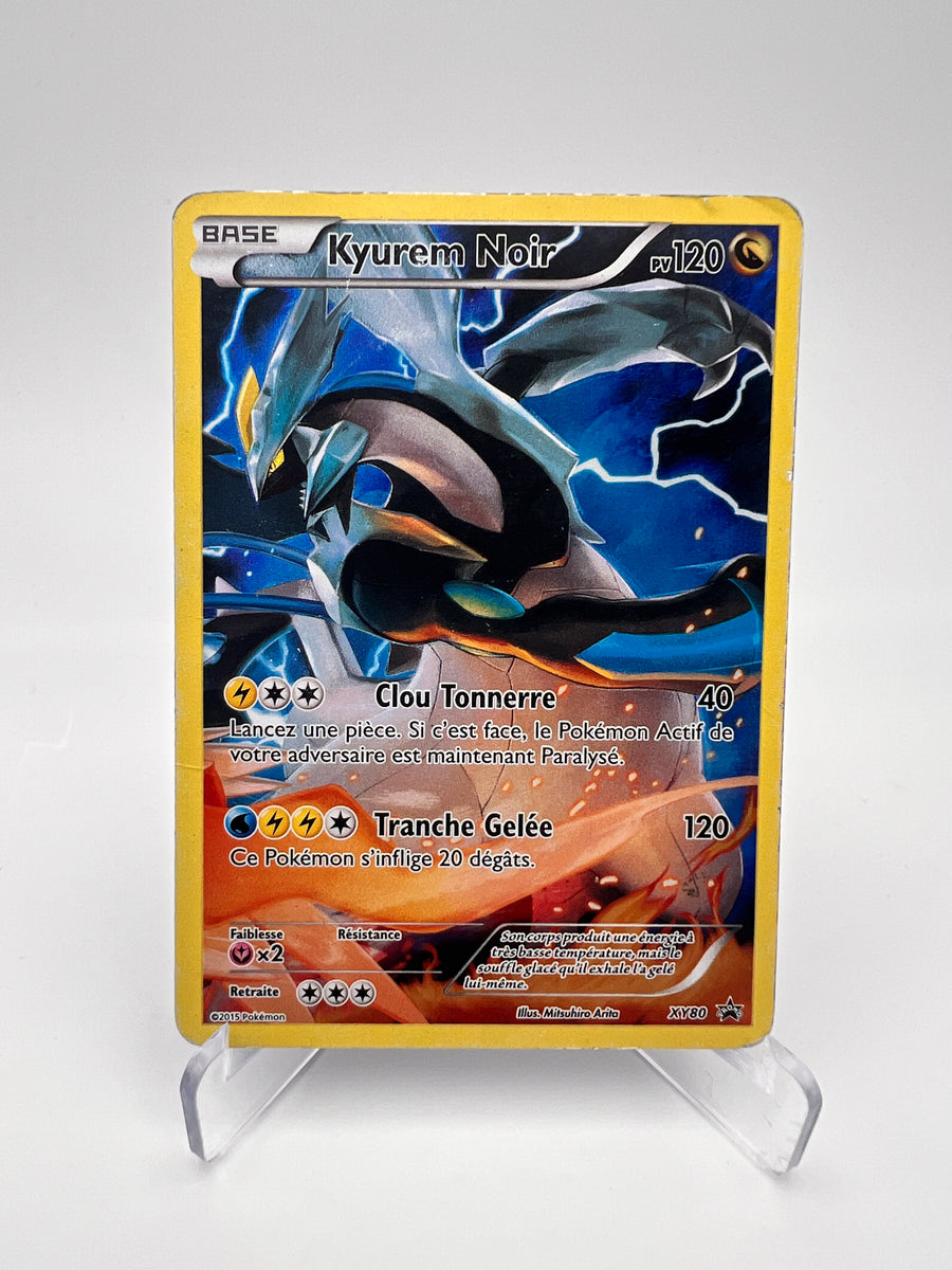Kyurem Noir XY80 – Promo Black Star XY – FR – État Moyen – Holo