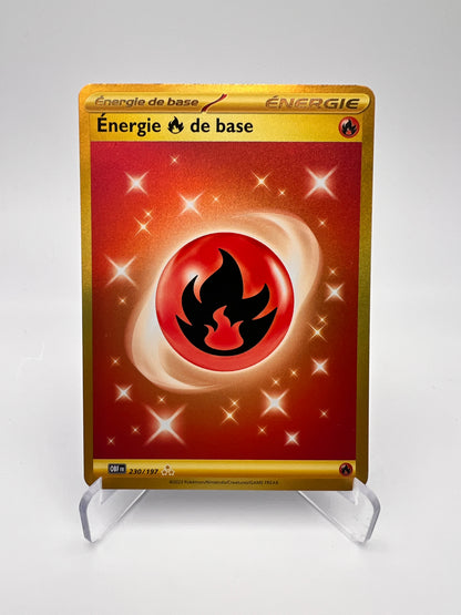 Énergie Feu Or 230/197 – Flammes Obsidiennes – FR – Near Mint – Hyper Rare