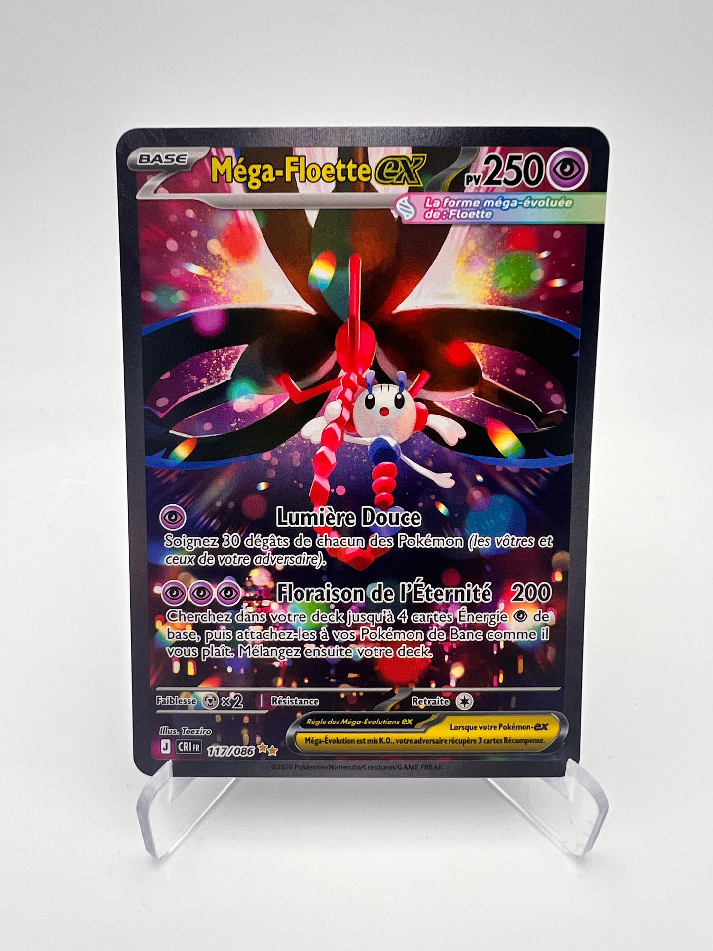 Méga-Floette ex 117/086 SAR – Chaos Ascendant – FR – Near Mint – Alternative Art
