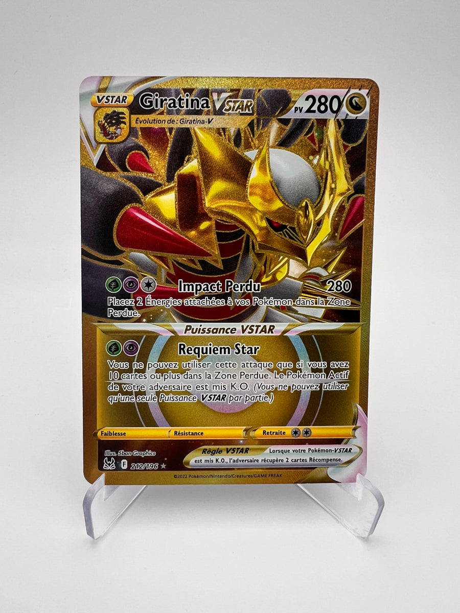 Giratina VSTAR 212/196 – Origine Perdue – FR – Near Mint – Gold Secret Rare