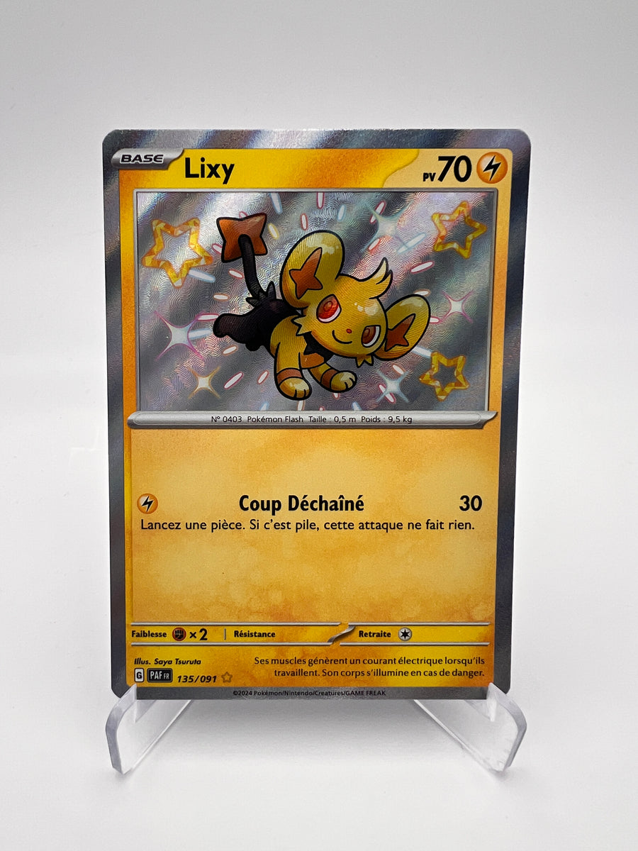 Lixy 135/091 – Destinées de Paldea – FR – Near Mint – Illustration Rare Shiny