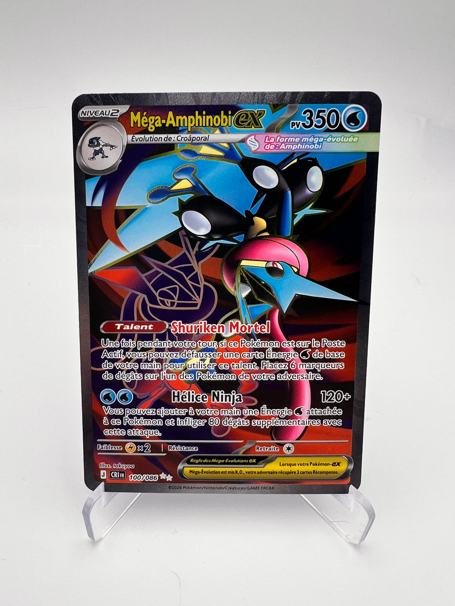 Méga-Amphinobi ex 100/086 – Choc Initial – FR – Near Mint – MUR
