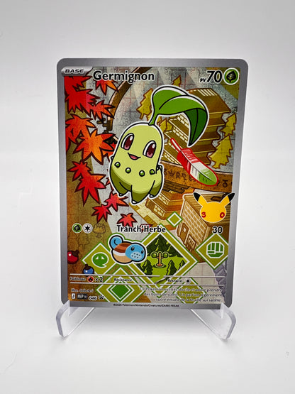 Germignon 046 – AR ⭐ – Starter 30 ans – Near Mint – Carte Pokémon