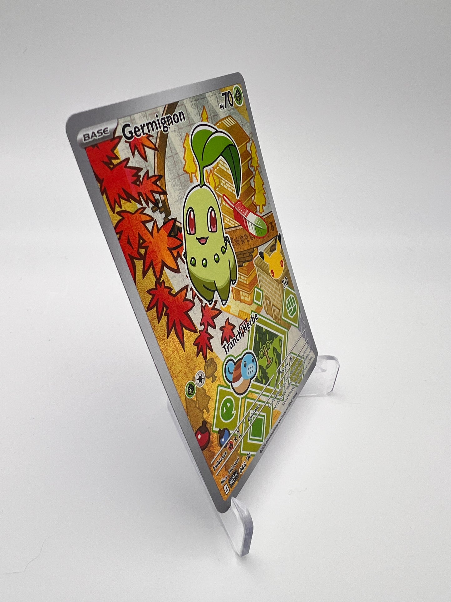 Germignon 046 – AR ⭐ – Starter 30 ans – Near Mint – Carte Pokémon