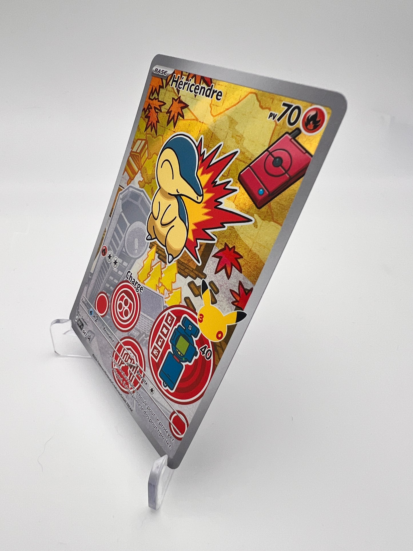 Héricendre 047 – AR ⭐ – Starter 30 ans – Near Mint – Carte Pokémon