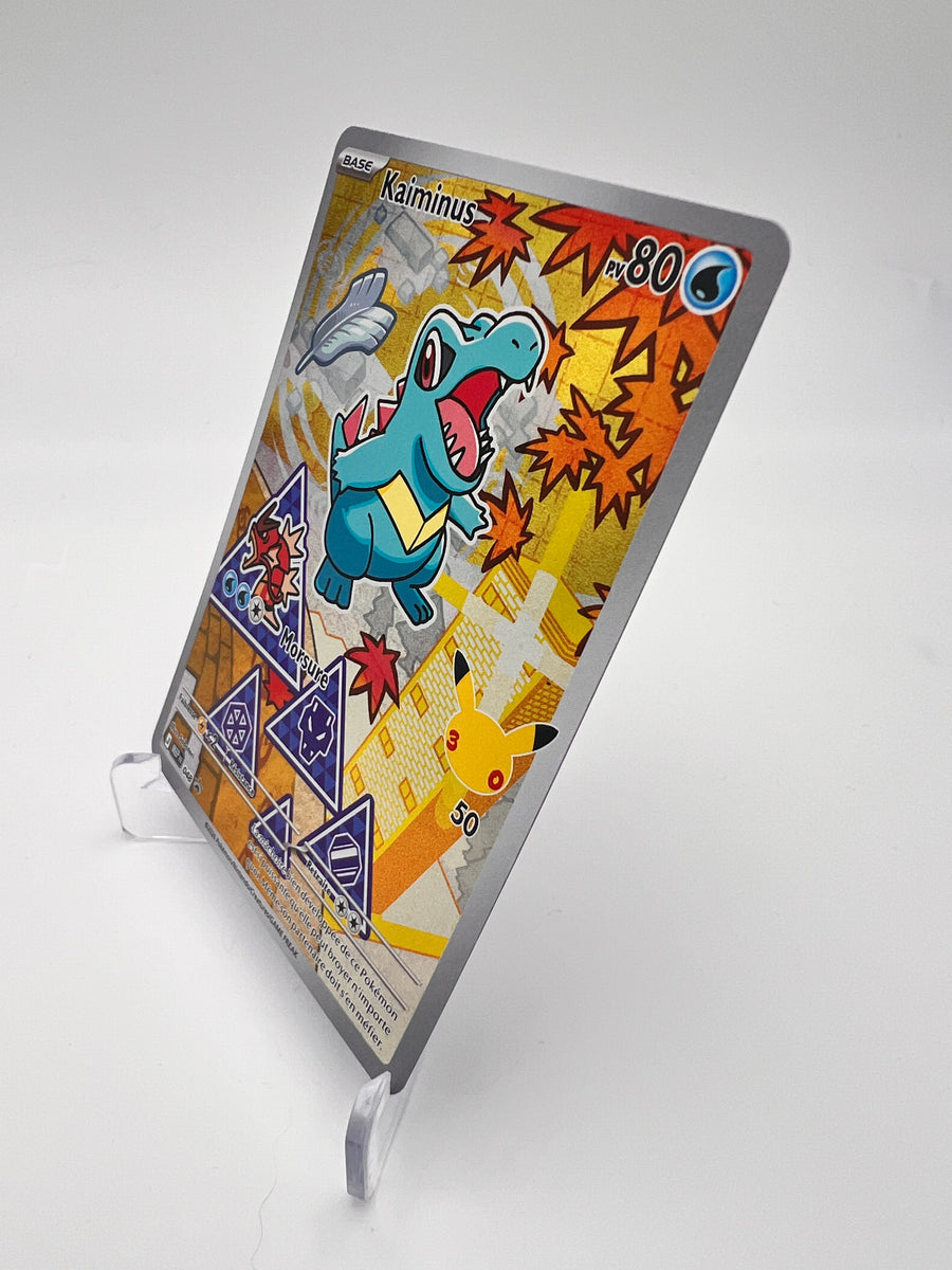 Kaiminus 048 – AR ⭐ – Starter 30 ans – Near Mint – Carte Pokémon