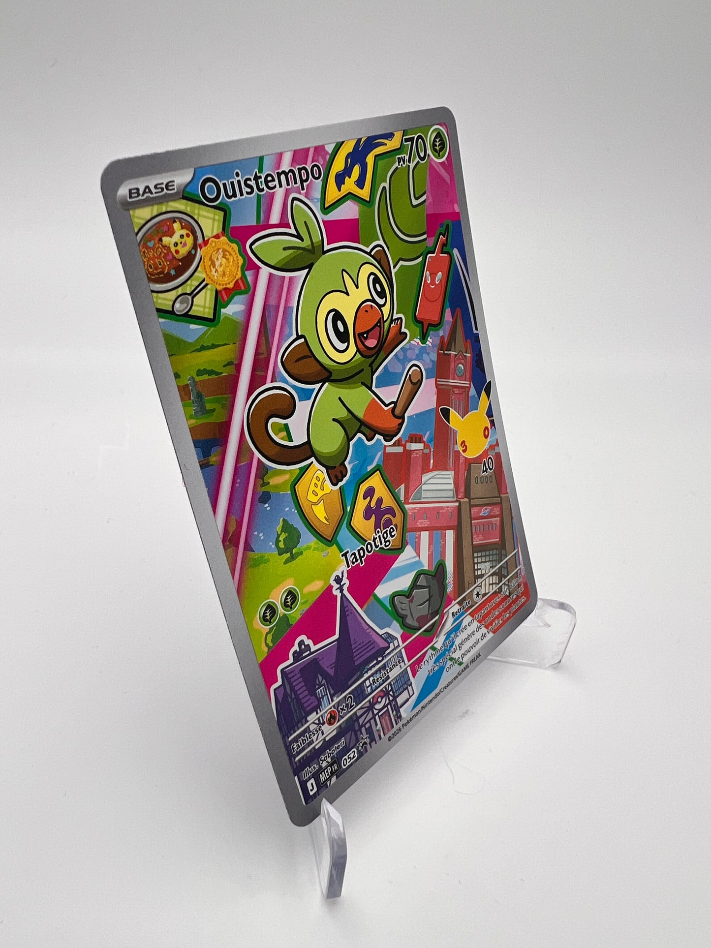 Ouistempo 052 – AR ⭐ – Starter 30 ans – Near Mint – Carte Pokémon