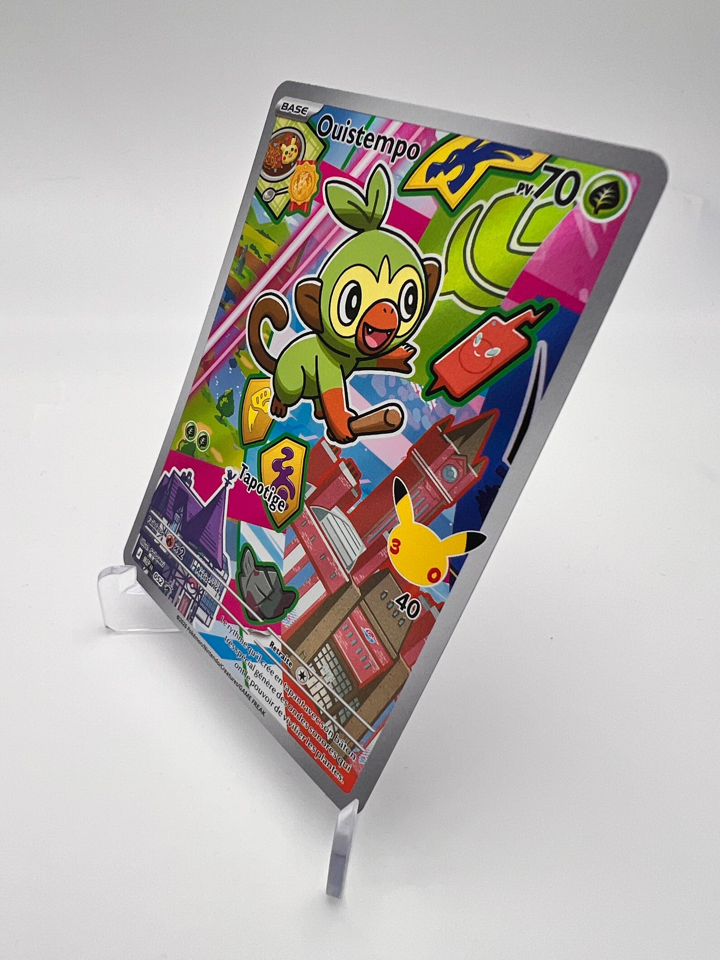 Ouistempo 052 – AR ⭐ – Starter 30 ans – Near Mint – Carte Pokémon