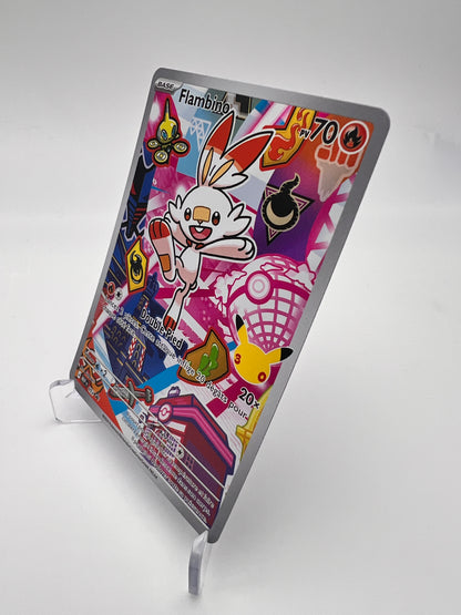 Flambino 053 – AR ⭐ – Starter 30 ans – Near Mint – Carte Pokémon