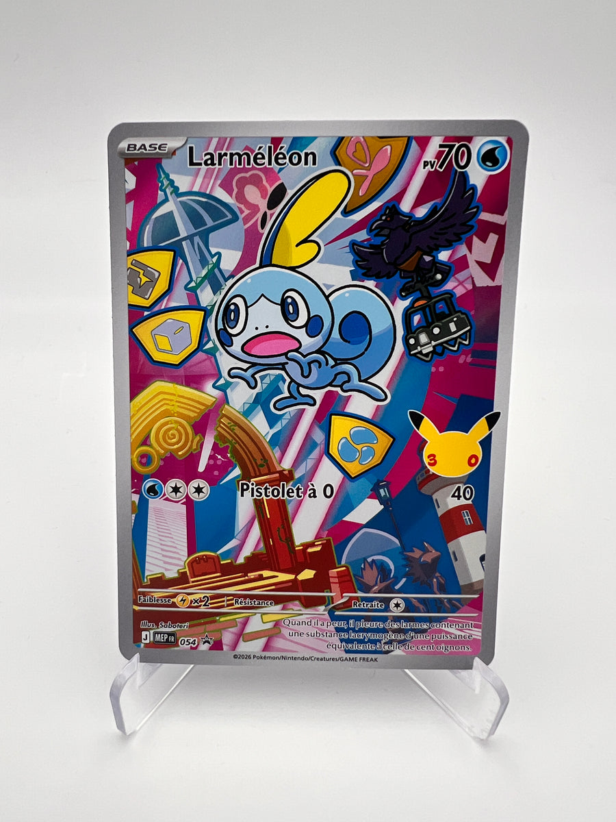 Larméléon 054 – AR ⭐ – Starter 30 ans – Near Mint – Carte Pokémon