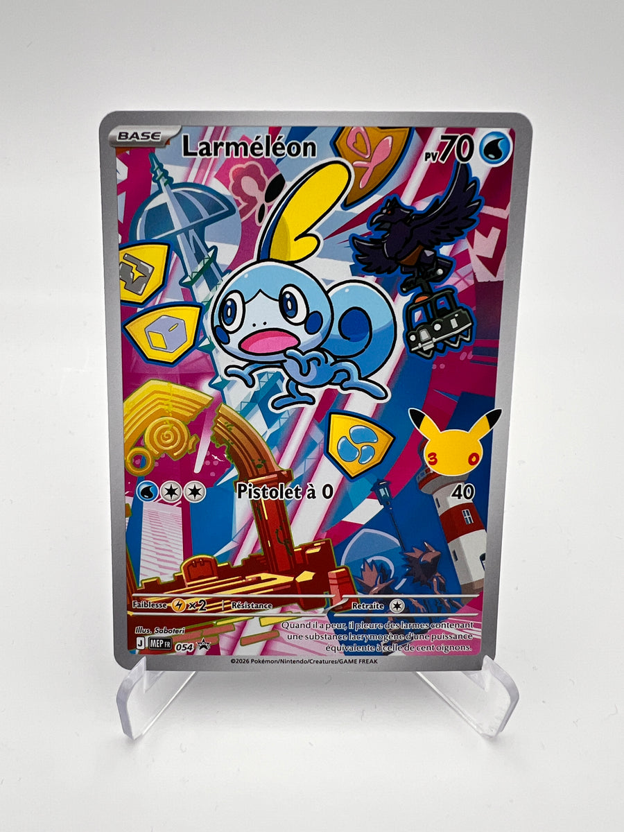 Larméléon 054 – AR ⭐ – Starter 30 ans – Near Mint – Carte Pokémon