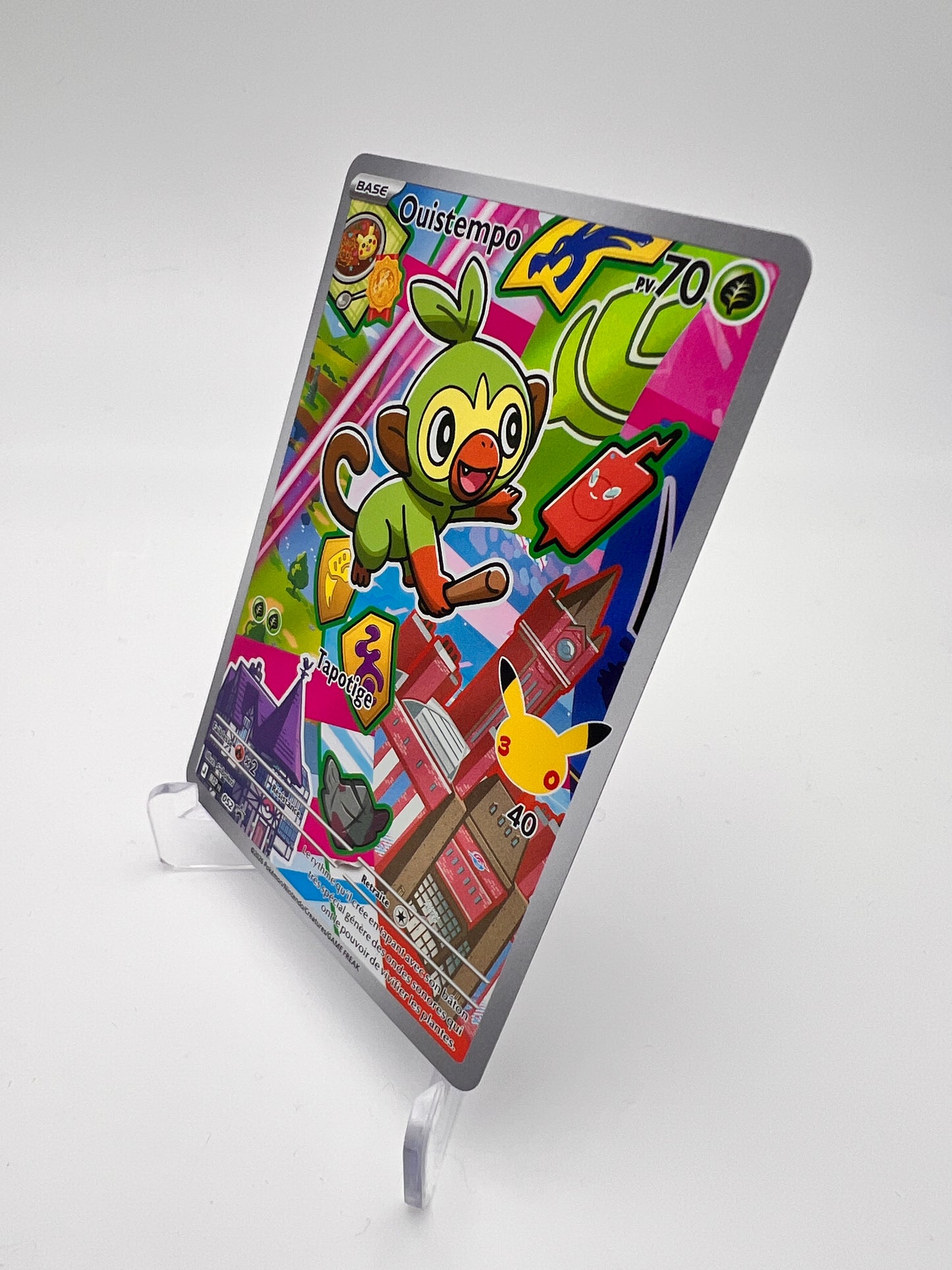 Ouistempo 052 – AR ⭐ – Starter 30 ans – Near Mint – Carte Pokémon