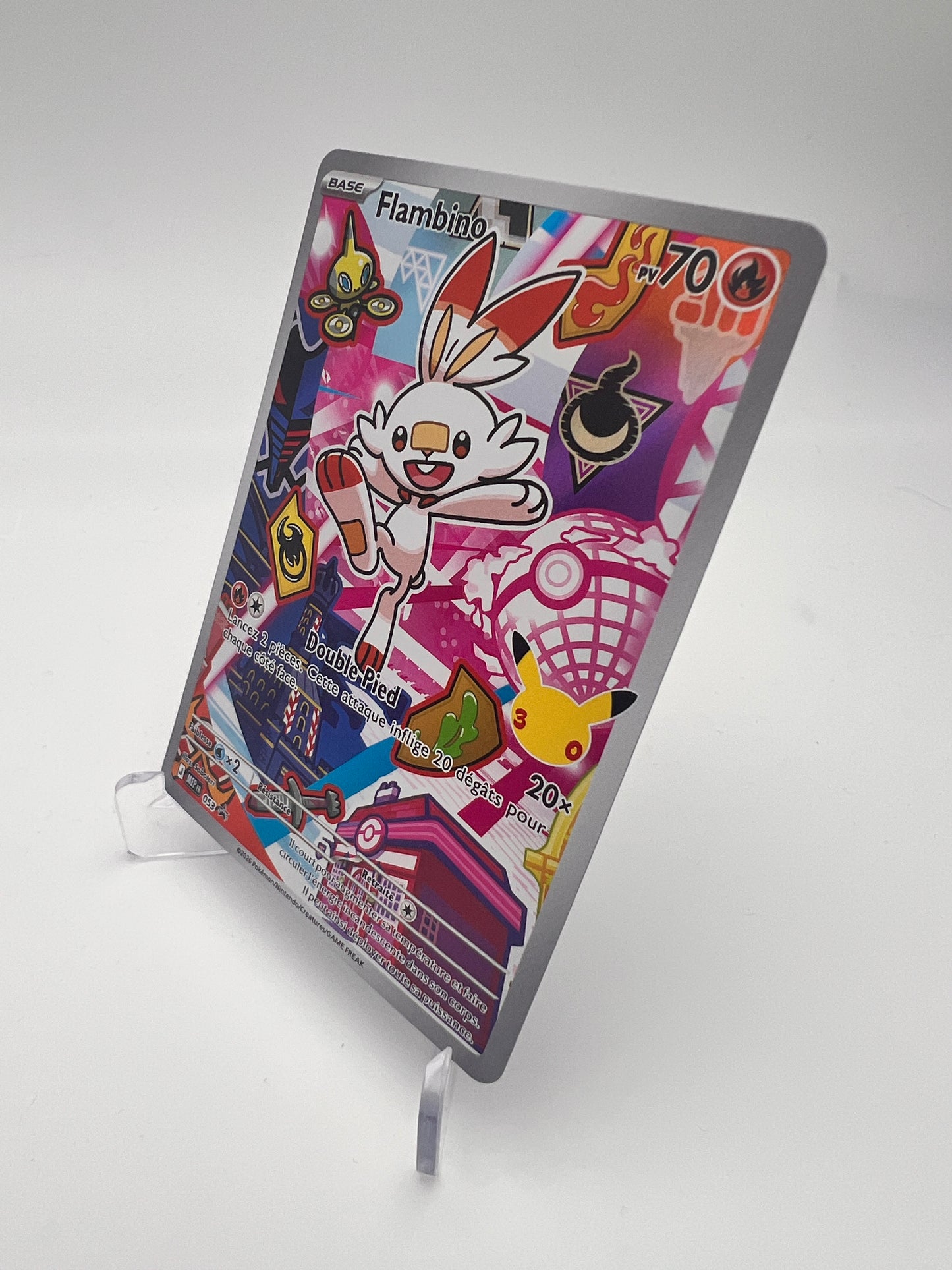 Flambino 053 – AR ⭐ – Starter 30 ans – Near Mint – Carte Pokémon