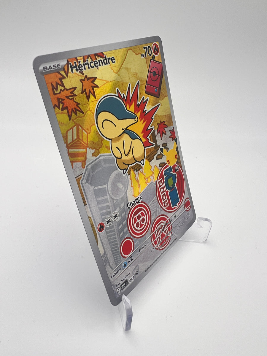 Héricendre 047 – AR ⭐ – Starter 30 ans – Near Mint – Carte Pokémon