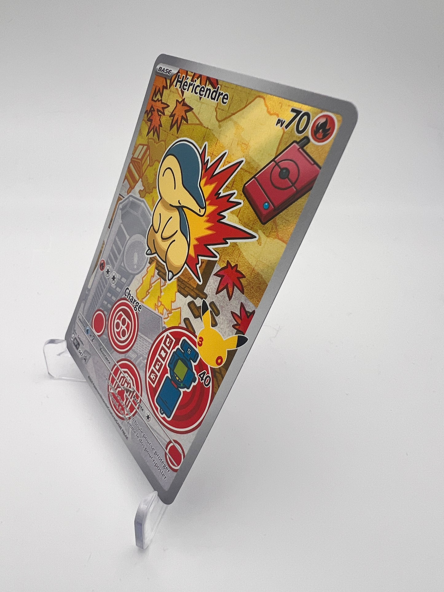 Héricendre 047 – AR ⭐ – Starter 30 ans – Near Mint – Carte Pokémon
