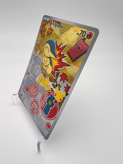 Héricendre 047 – AR ⭐ – Starter 30 ans – Near Mint – Carte Pokémon