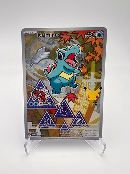 Kaiminus 048 – AR ⭐ – Starter 30 ans – Near Mint – Carte Pokémon