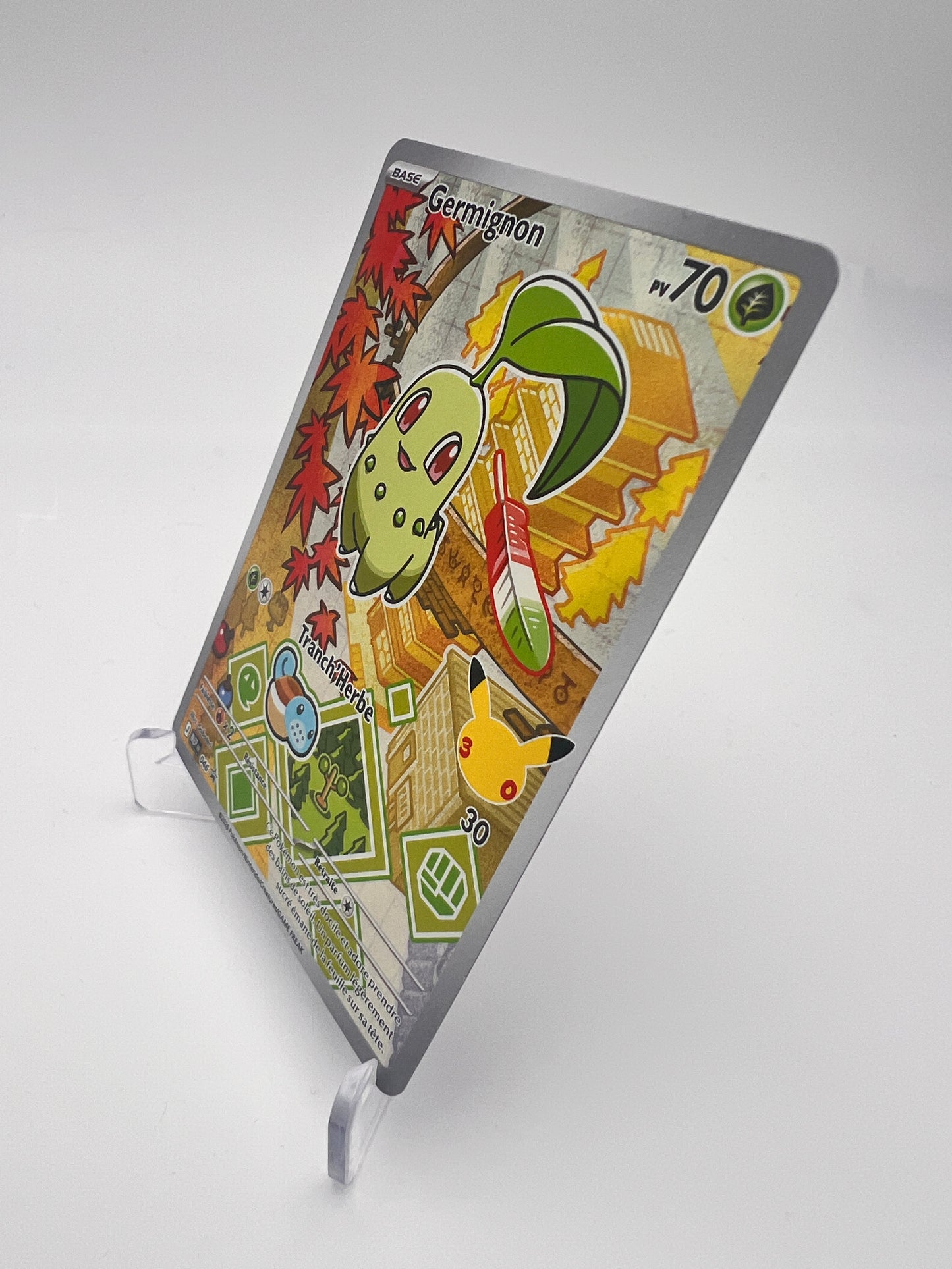 Germignon 046 – AR ⭐ – Starter 30 ans – Near Mint – Carte Pokémon