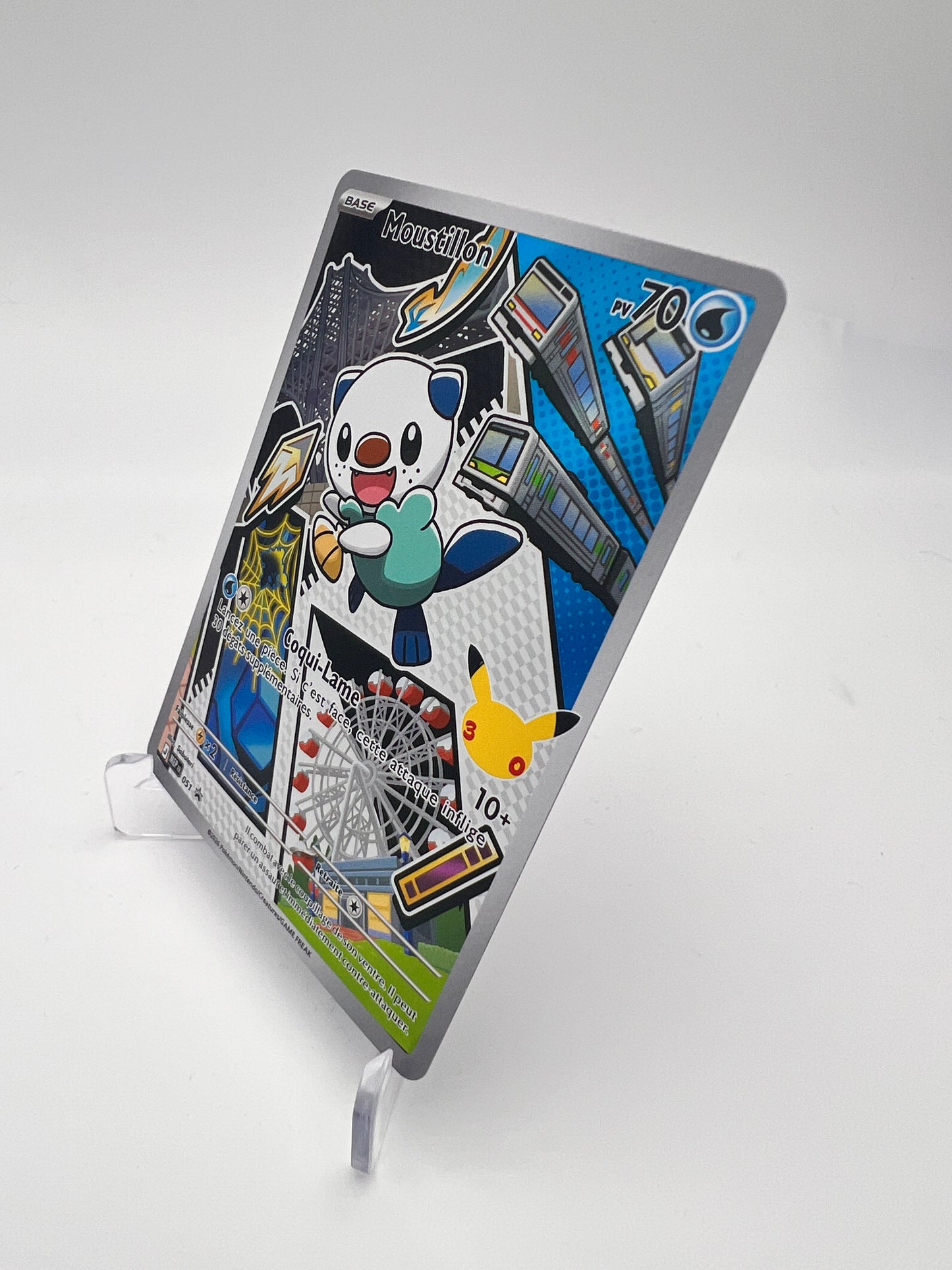 Moustillon 051 – AR ⭐ – Starter 30 ans – Near Mint – Carte Pokémon