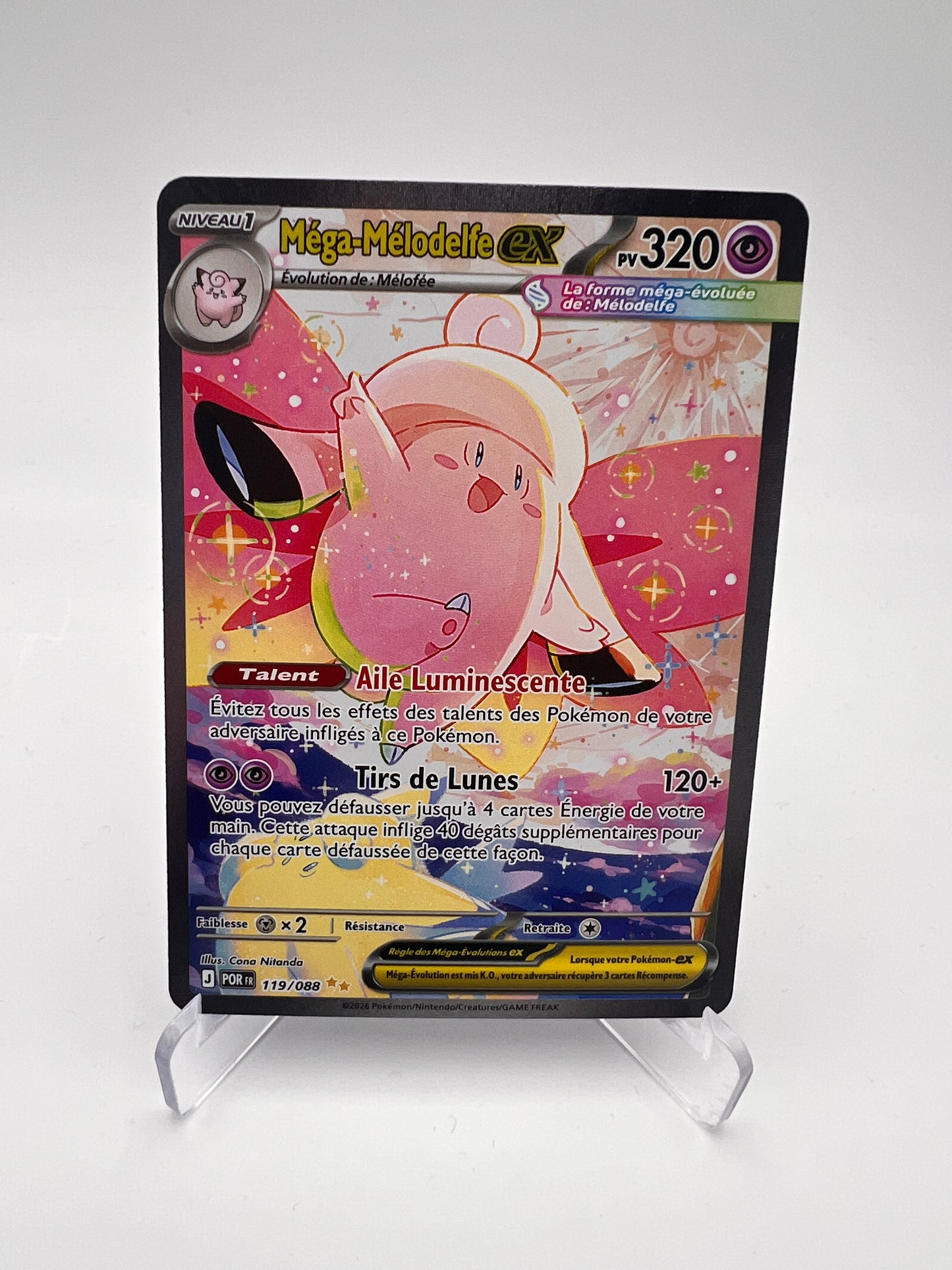 Méga-Mélodelfe ex 119 – Ultra Rare – Équilibre Parfait – Near Mint
