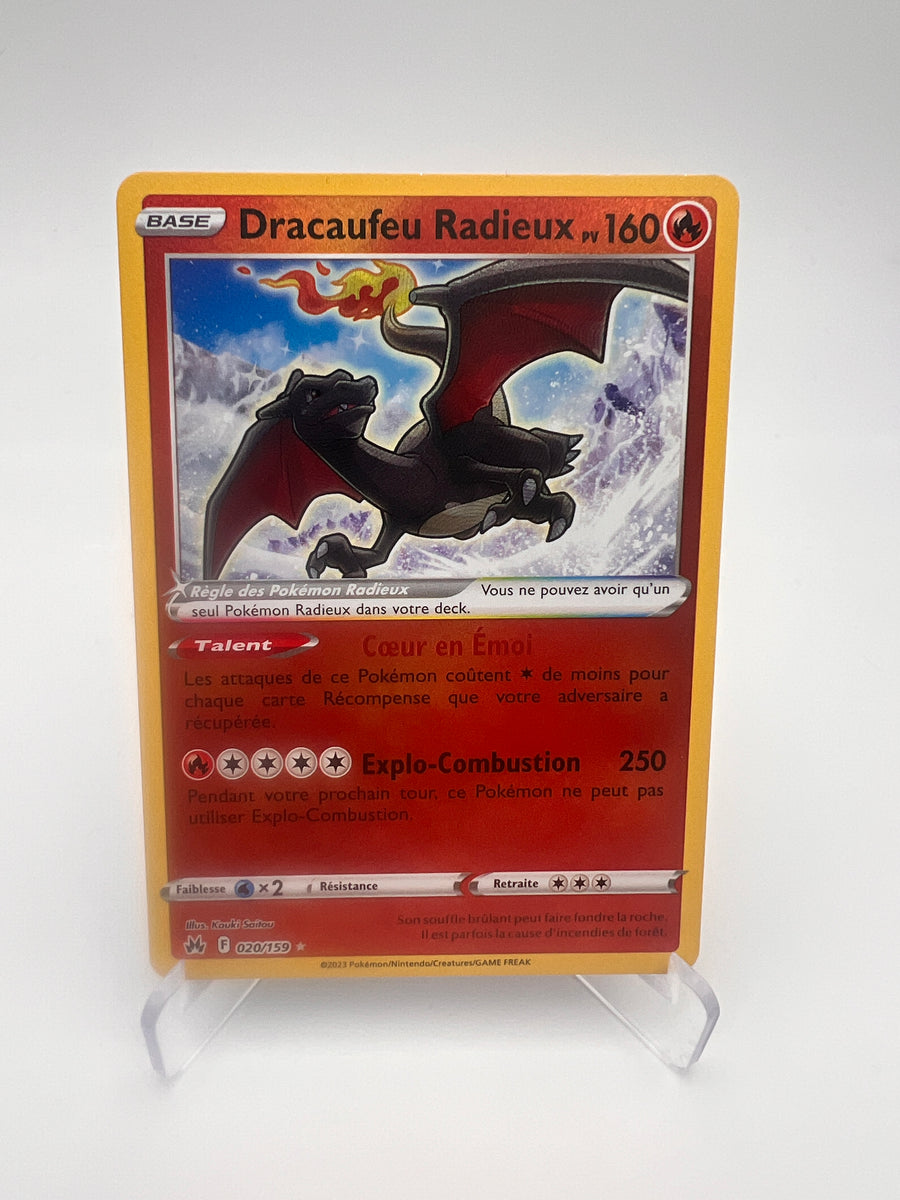 Dracaufeu Radieux 020/159 – Pokémon Radieux – Zénith Suprême – Near Mint – Carte Pokémon