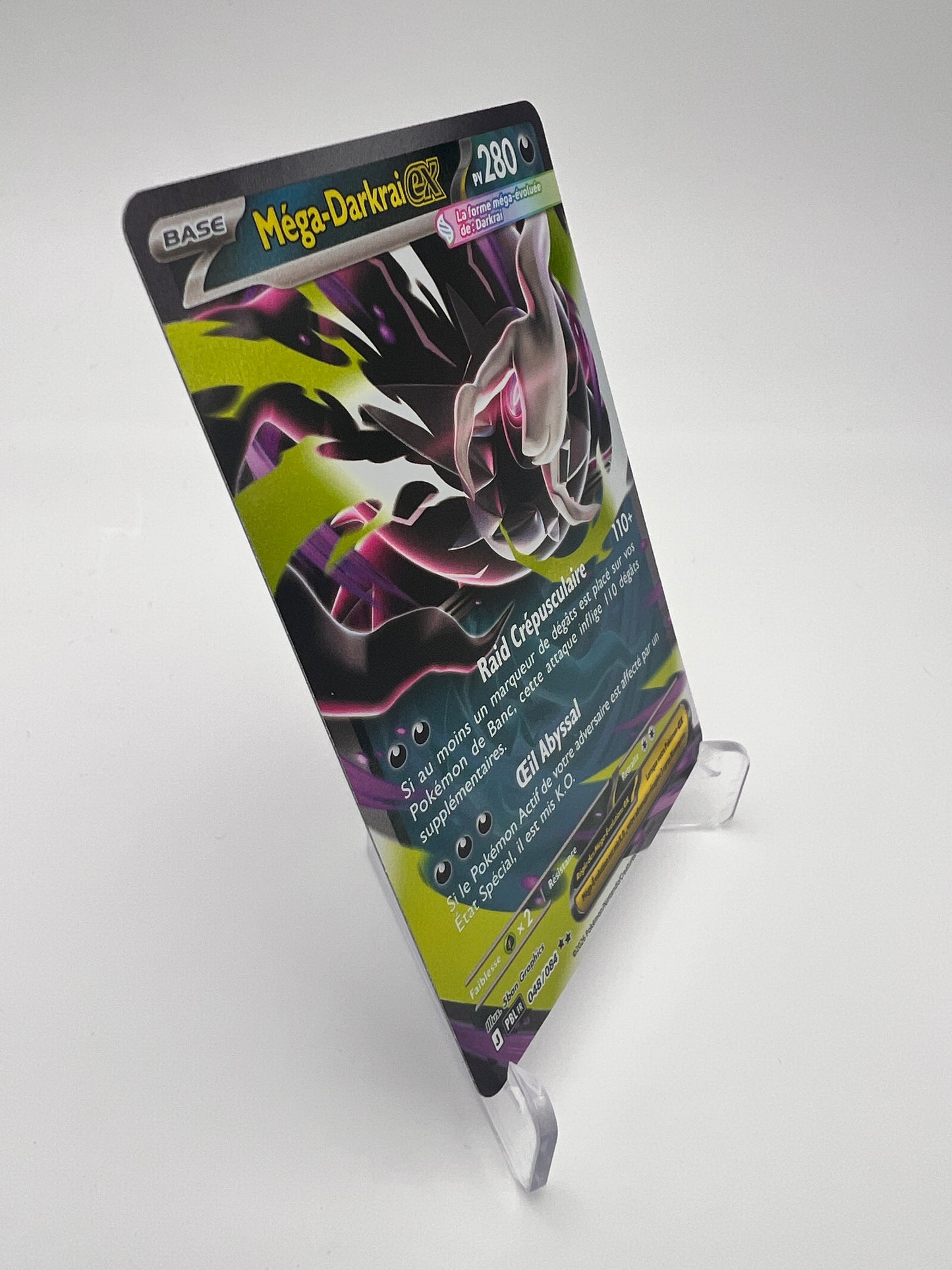 Méga-Darkrai ex 048/084 – Double Rare – Nuit Noire (PBL) – Near Mint – Carte Pokémon