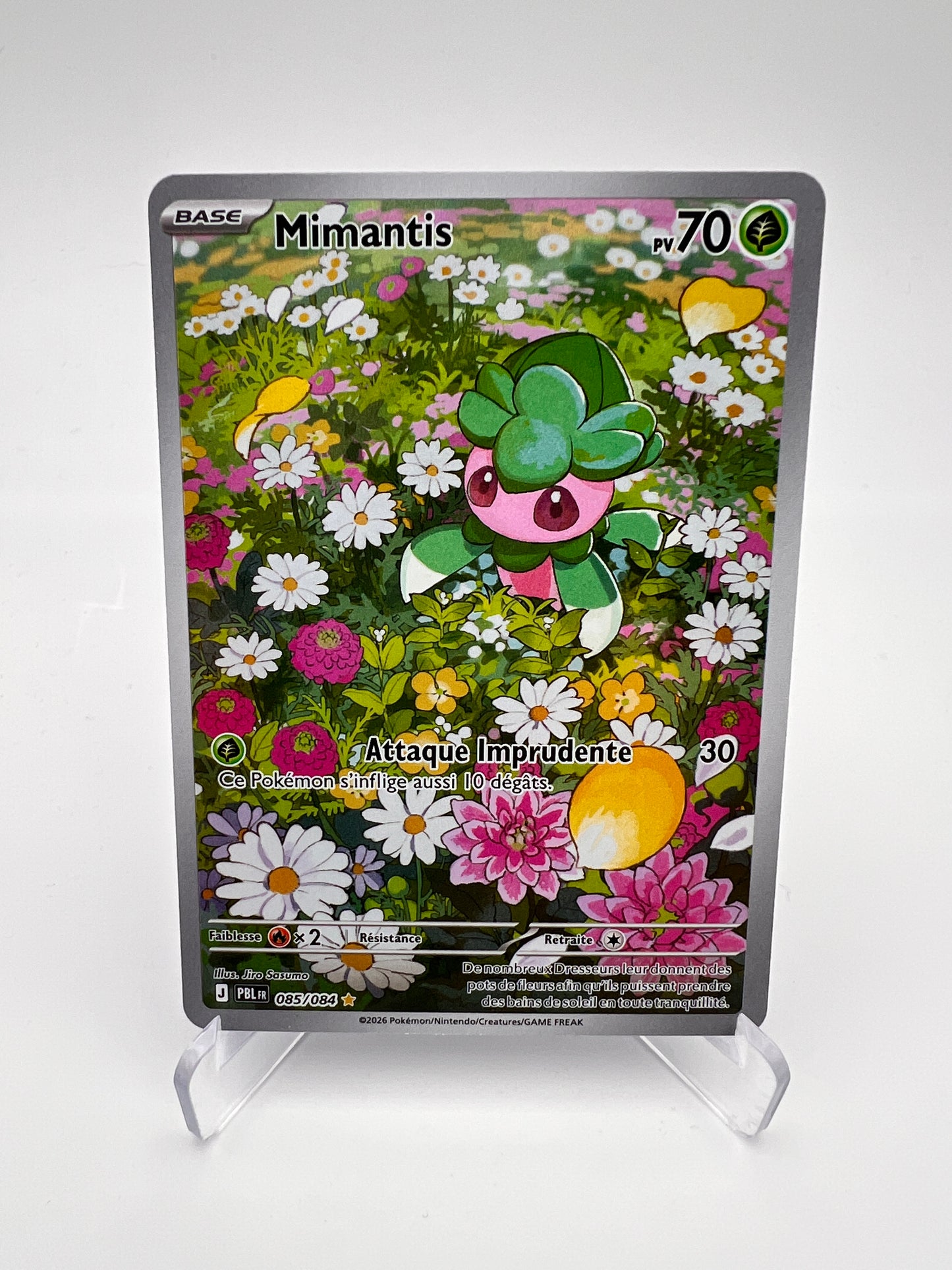 Mimantis 085/084 – Illustration Rare – Nuit Noire (PBL) – Near Mint – Carte Pokémon